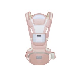 Lukaedy Multi-functional Baby Carrier, 12-Way Baby Carrier, Hip Seat and Waist Carrier, Separable for Newborns to 3 Years Old, Breathable, 3D Memory Foam Seat