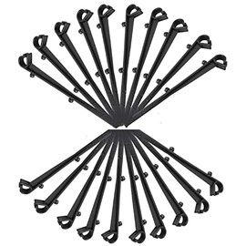 KMERCE Gutter Leaf Protection, Rain Gutter Leaf Protection, Gutter Protection Leaf Stop + Mounting Hooks, Black (Mounting Hooks)