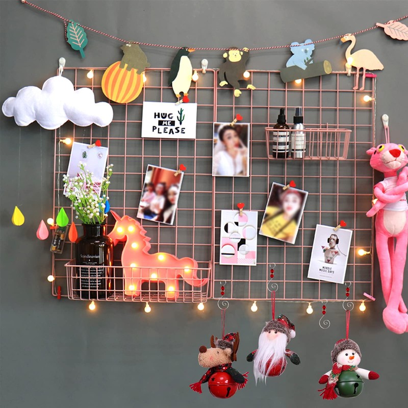 INCREWAY Christmas Ornament Hooks, 30PCS Silver S-Shaped Hangers Hook Christmas