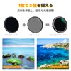 K&F Concept 82mm Variable ND Filter, ND2-ND32+CPL Filter, 2-in-1 Lens