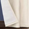 Threshold New Ivory Textured Plaid Single Lined Blackout Curtain Panel