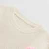 Toddler Girls Flower Knit Sweater Fall Winter Clothes Long Sleeve
