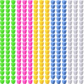 300 Pcs Kids Plastic Lost Tooth Holders Multicolor Tooth Savers Bulk Mini Tooth Treasure Chest for Boys GirlsDentist Office Giveaways Keepsake Party Supplies, 5 Colors