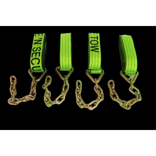 Safe N Secure 8pt Kit of 14' Hi-VIZ Green TECNIC