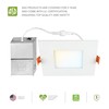 ASD 6 Pack LED Recessed Square Ceiling Light 4 Inch