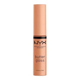 Labial Líquido Nyx Butter Gloss Cobertura Ligera A Media 8ml Color Fortune cookie                                                                     