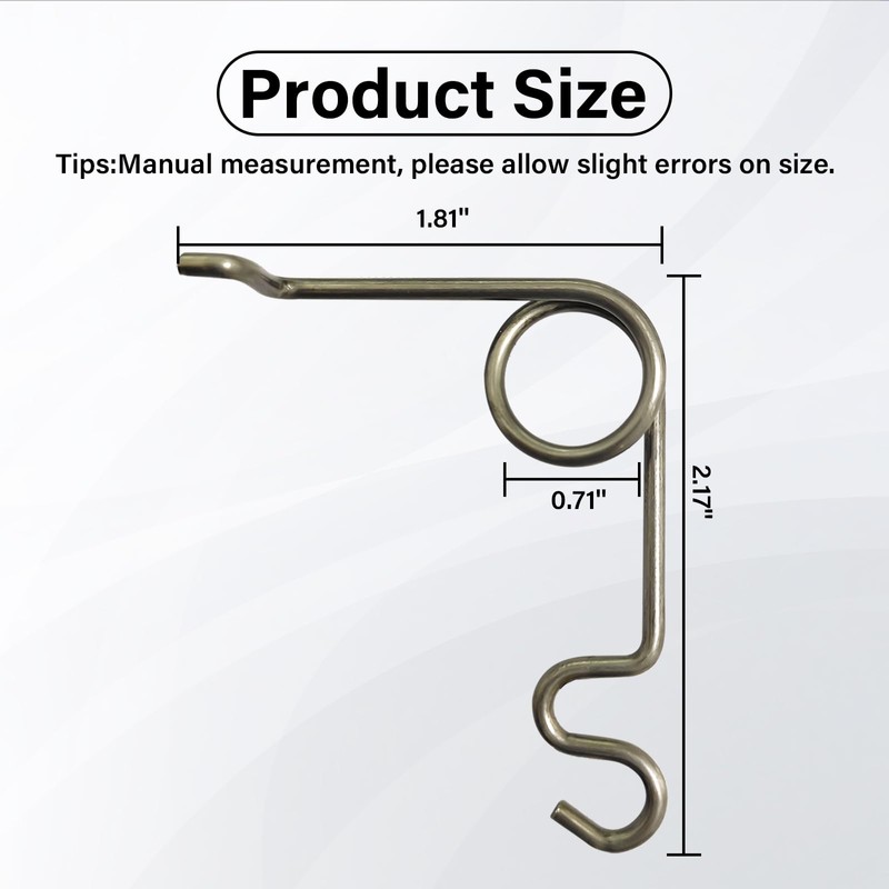 Fuel Door Lid Clip Spring for 2015-2024 Ford F150 Gas