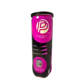 PadelPursuit Tournament - Padel balls for competitions and tournaments, 3 Cans, 9 Paddle Tennis balls