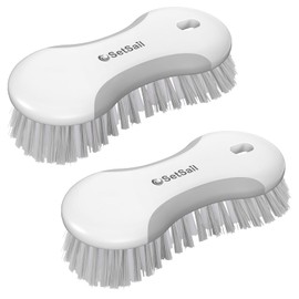SetSail Multi-Purpose Scrub Brush of 2 Pack, Gray