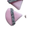 4 Pcs Rhinestone Powder Puffs, ButiFlora Triangle Super Soft Velvet