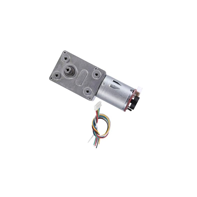 FTVOGUE Motor Reductor de DC 12V Encoder de Motor de