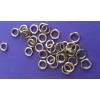 LOT OF 5 brass plate steel HEX NUTS LAMP PARTS