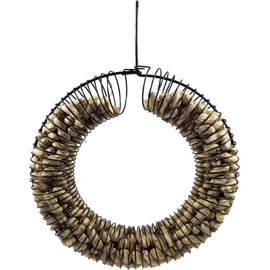 Whole Peanut Wreath Ring Black