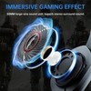 Bluetooth Gaming Headset Multifunction RGB Cool Lighting Low Latency Noise