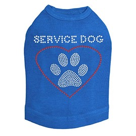 Service Dog Dog Shirt 4XL Royal Blue