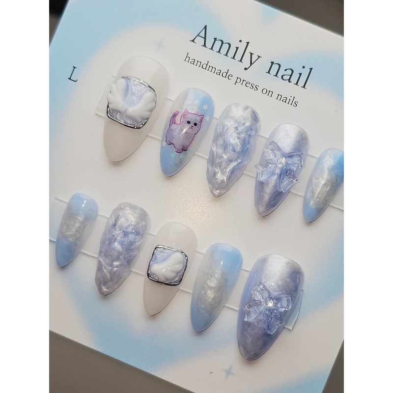 Angel Core [Handmade Nail Tips] Emily Nail - Oval /