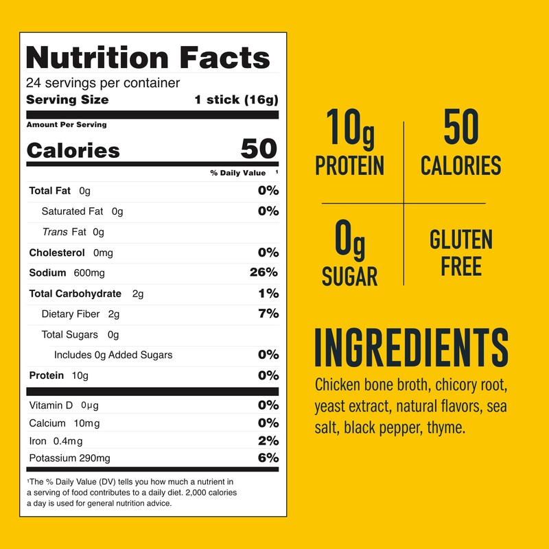 LonoLife Chicken Bone Broth Powder Mix | 10g Protein |