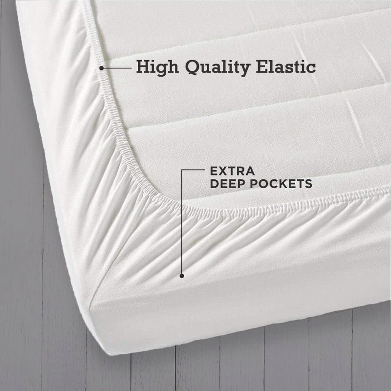 Dazzle Collection ️100% Egyptian Cotton Sheet 200 Thread Count Bed