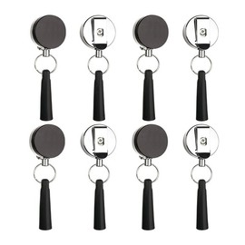 pasezenn 8 Pieces Heavy Duty Retractable Pull Pen Pencil Holder,Ideal Grip for Markers and Carpenter Pencils,Elastic Silicone Pencil Holder for Carpenters, Nurses, Waitresses, Construction Workers