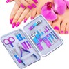 SHICEN Manicure Set, Professional Nail Clippers Kit, Pedicure Care Tools,