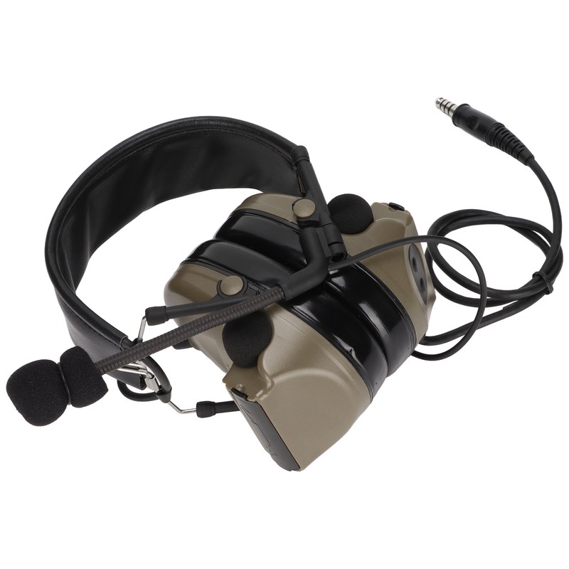 7.1mm Silicone Earmuffs Hearing Noise Reduction Walkie Talkies Headset U94