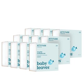 ATTITUDE Air Purifier with Activated Carbon Filter, Plant- and Mineral-Based Ingredients, Traps Air Pollutants, Vegan and Cruelty-Free, Almond Milk, 8 Ounce (Pack of 12)