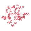 50PCS Metal Stitch Markers Spiral Markers Multifunctional Crochet Locking Hooks