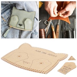 3Pcs Card Holder Acrylic Template Acrylic Leather Bag Template Set ID Card Bag Template DIY Leather Craft Template Tool