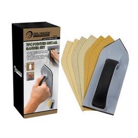 ROLLINGDOG Corner Sander-Pointed Detail Hand Sander for Drywall, Wood, and Metal Sanding (80,120,240)