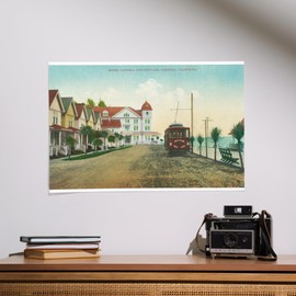 Lantern Press 16x24 Inch Giclee Print, Capitola, California, Exterior View of the Hotel Capitola and Cottages