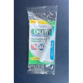 GUM Proxabrush Trav-Ler, Tapered pocket-sized interdental brush, bendable 36/Bx