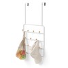 Umbra Estique Over The Door Coat Rack & Multi-Use Organizer,