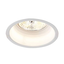 Qazqa - Modern Recessed Spotlight White - Dept I Living Room I Bedroom - Aluminium Round - LED Suitable for GU10