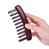 TAN MUJIANG Hair Comb Natural Wood Wide Tooth Scalp Massage
