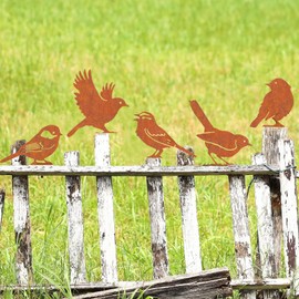 Ljevandria Garden Stake Reindeer Decoration Christmas Set of 3 Deer Rust Stakes Autumn Winter Garden Decoration Outdoor Metal Deer Christmas Decoration Garden Decoration Country House Style Autumn