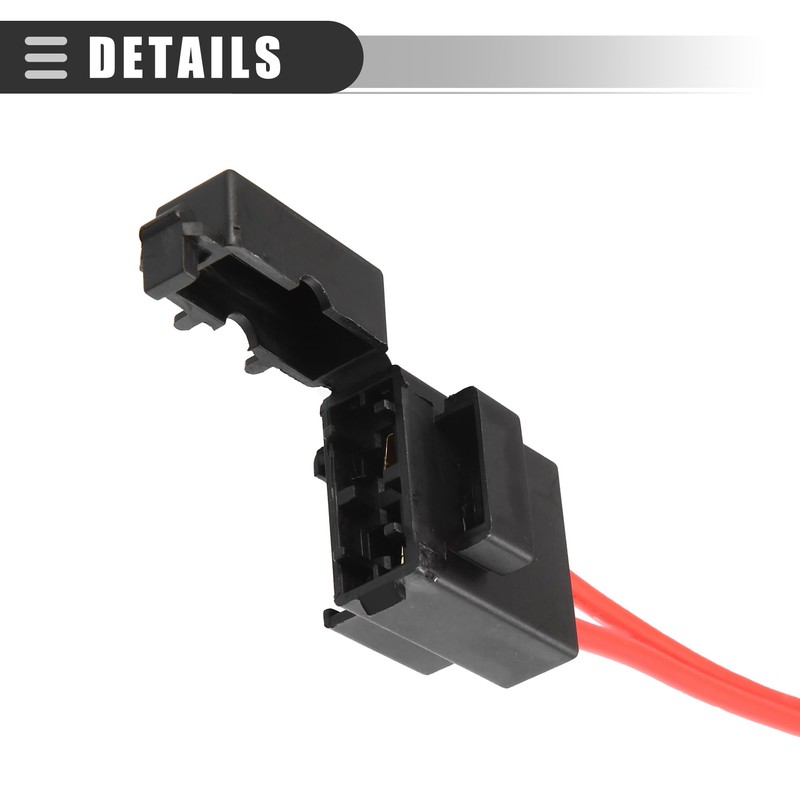 Motoforti Universal 32V Low Profile Mini Fuse, Adapter Tap Fuse