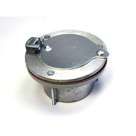 Garage Door 3" Exhaust / Fresh Air Port for 2" Thick Doors - Latching