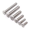 1/2-13 x 3-1/2" (5 pcs) Stainless Steel Hex Head Screws