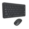 2.4G Wireless Keyboard Mouse Combo 78 Key Retro Round Keycap