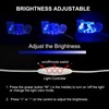 Voaesdk 2PCS 6 Inch Rectangle Display Pedestal, Colorful Rectangle Led