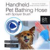 Duke's Handheld Pet Bathing Hose with Sprayer Brush