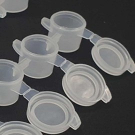 6-Compartment 3ml Dispensing Container Elementary Art Paint Pot 8ea