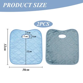2 Pieces Car Safety Seat Cushions, Child Seat Cushions, Leak-Proof Toilet Training Pads, Multifunctional Plush Seat Cushions