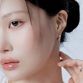 Gold&Deer 14K Goldfield Flow Wave One-Touch Ring Earrings Yellow Gold / 골드앤디어 14K 골드필드 플로우 웨이브 원터치 링 귀걸이 옐로우골드