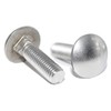 Carriage Bolts M8x60/60 Round-Head Bolts Pack of 10 with Square