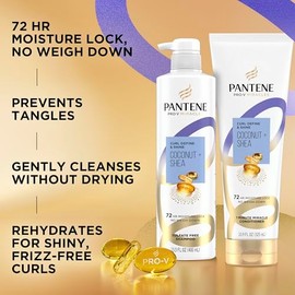Herbal Essences Pantene Champú Sin Sulfato De Coco Ni Karité Curl Define & Shine, 13,5 Onzas 1 Onza Líquida (Paquete De 1)