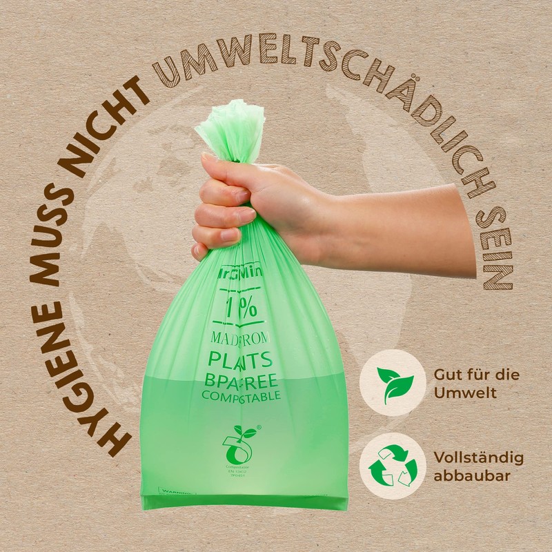 Mr. Green Mind Biobags 2/3 Litre Pack of 250 Biodegradable