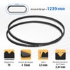 VIOKS V-belt 1239PJ5E 5PJE1239 replacement for Whirlpool 481235818214 481235818215 Indesit