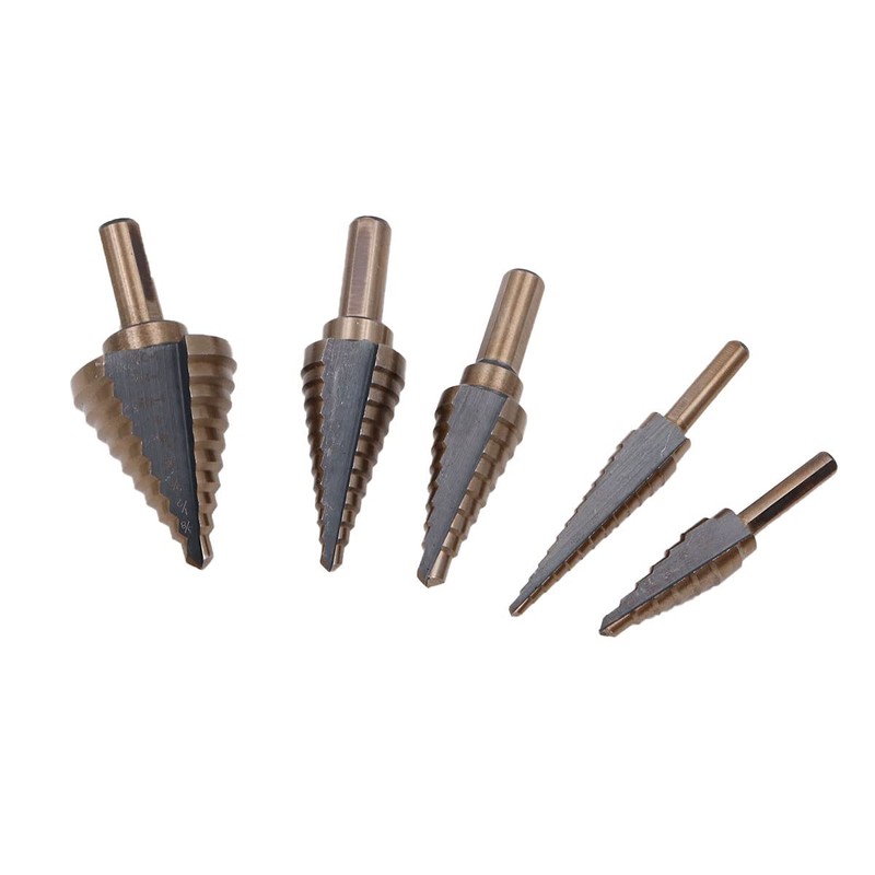 ZONADA 5psc in Set HSS Cobalt Multiple Hole 50 Sizes