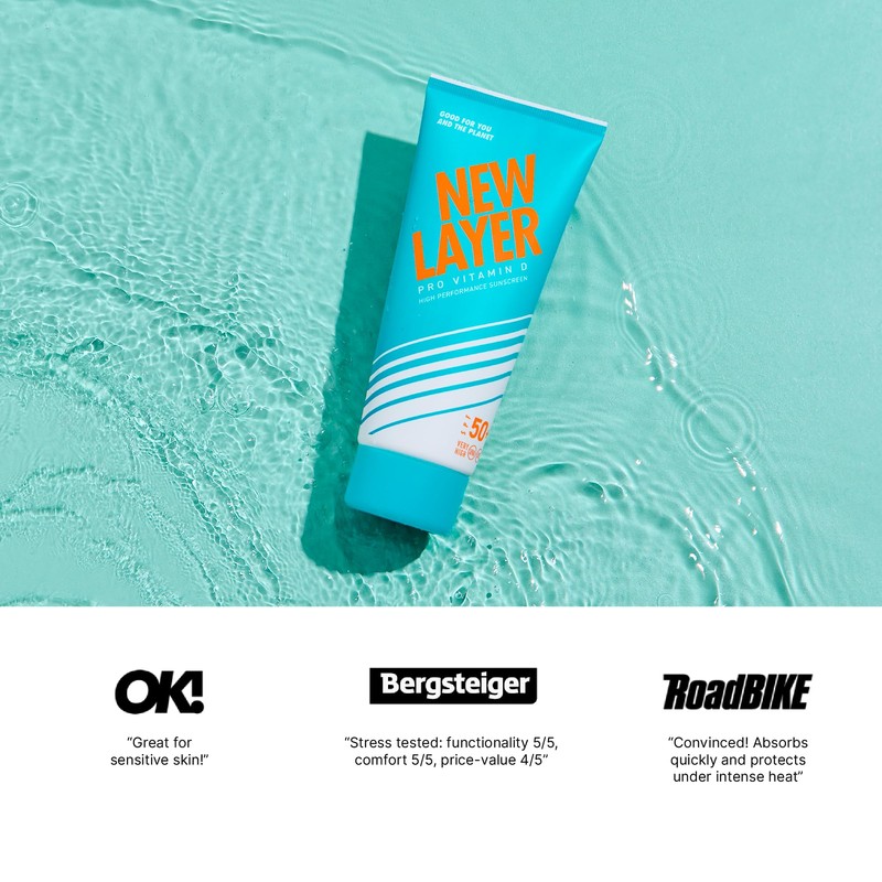 NEW LAYER Sun Cream SPF 50+ Pro Vitamin D Free